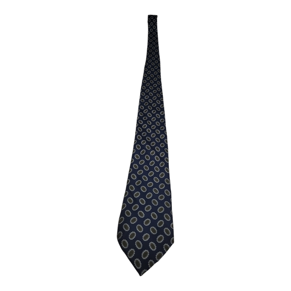 Woodward men's geometric print silk tie